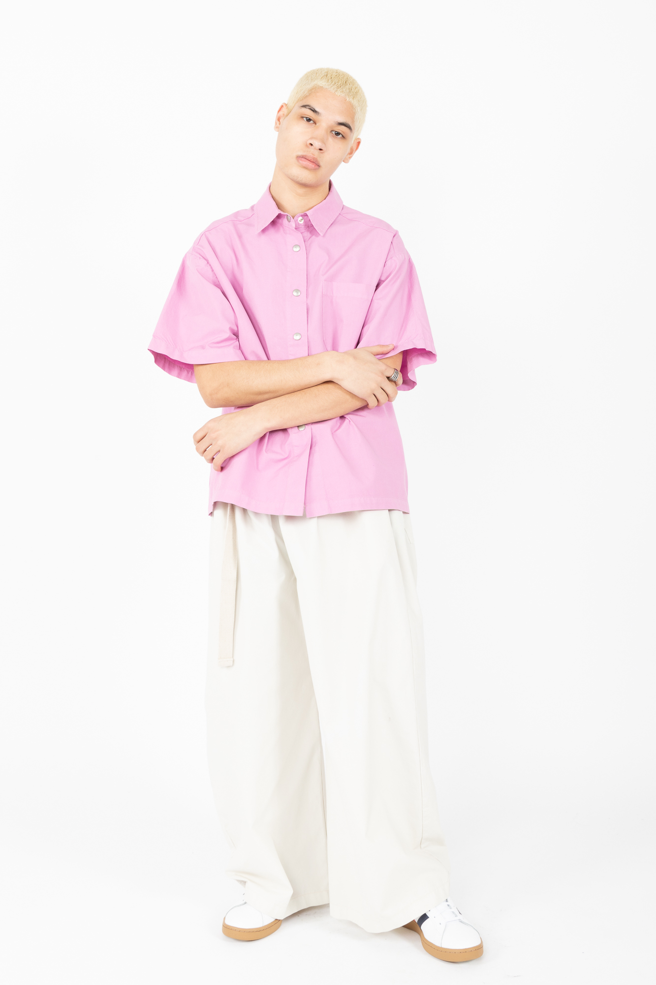 wide leg work trousers