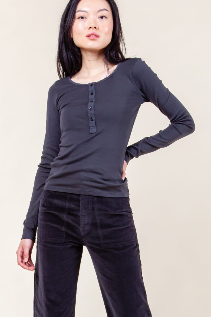 Featuring our Organic Henley top